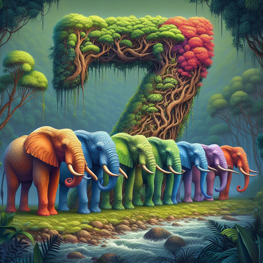 7 Beautiful Elephants